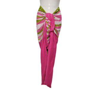 Womens Sarong Pareo Cotton Wrap HandPainted Batik Wrapskirt Beachwear -NEW
